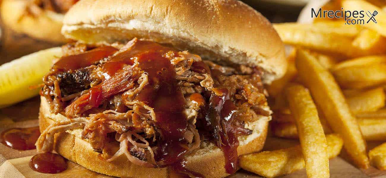 Smoked Pulled Pork Sandwiches with BBQ Sauce Recipe