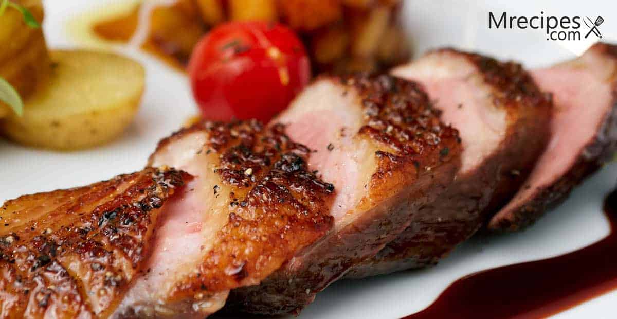 Smoked Duck with a Brown-Sugar-and-Soy Glaze