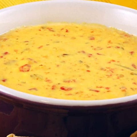 Smoked queso dip