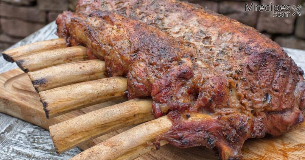 Insanely Good Dry-Rubbed and Smoked Rack of Veal Recipe