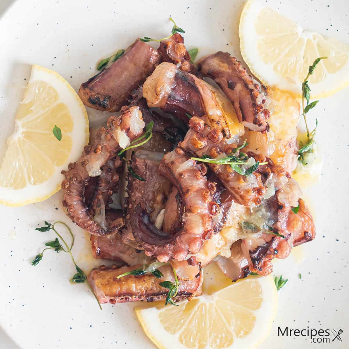 Smoked octopus in a Masterbuilt smoker