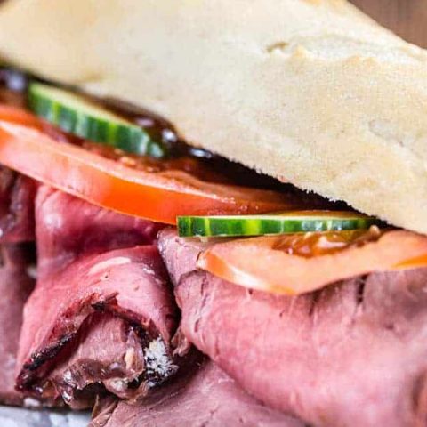 Smoked Roast beef sandwich