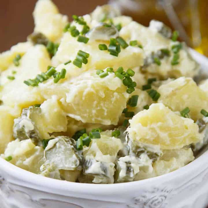 Sweet and tangy potato salad